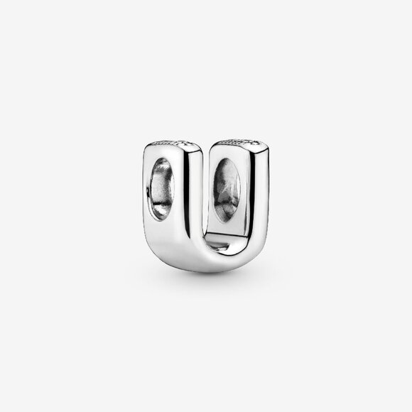 Pandora Letter U Alphabet Charm - Picture 1 of 1